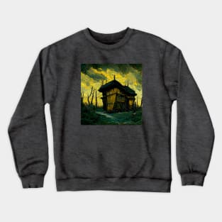 Starry Night Above The Shrieking Shack Crewneck Sweatshirt